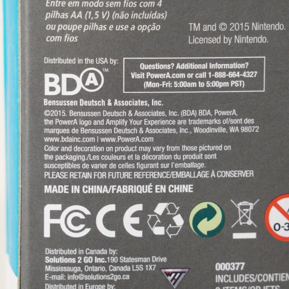 Power A Nintendo Wii U Ultra Sensor Bar Extended Play Range Officially Licensed